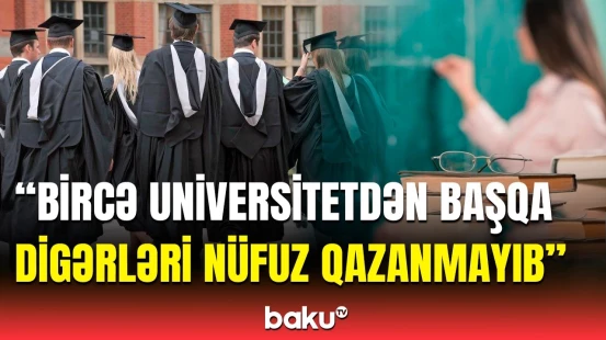 Özəl, yoxsa dövlət universitetləri? - Məleykə Abbaszadə müqayisəni belə etdi