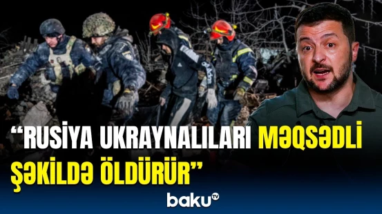 Ukrayna sərt cavab verəcək! - Zelenskidən Rusiyaya xəbərdarlıq