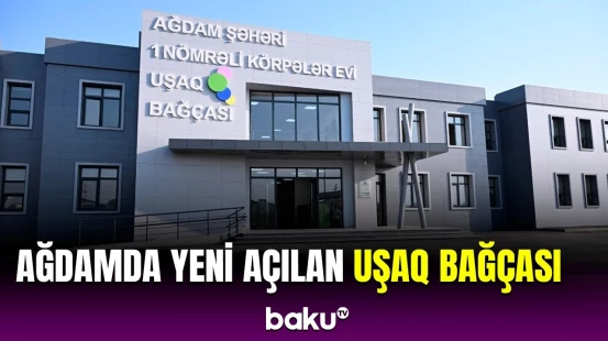 Ağdamdakı 1 saylı uşaq bağçasında yaradılan şərait | Sənan Mənsimlidən açıqlama