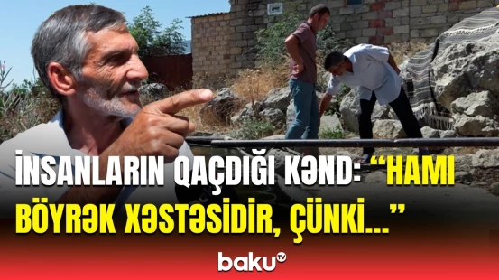 “Su yoxdur, 50 dərəcə istidə...” | Çıxılmaz vəziyyətdə qalan əhali görün nə edir