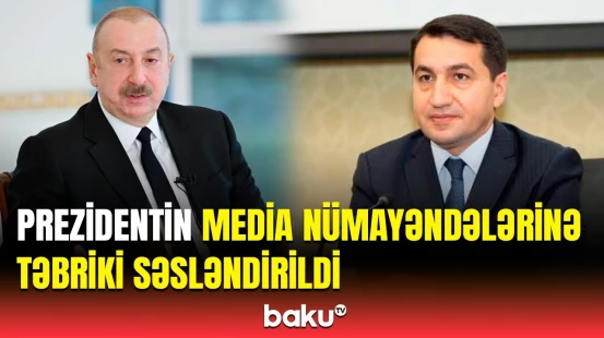 İlham Əliyev Milli Mətbuatın 150 illik yubileyi münasibətilə media nümayəndələrinə təbrik ünvanlayıb