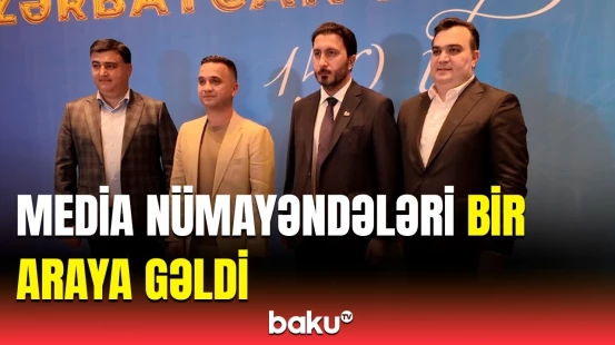 Azərbaycan milli mətbuatının 150 illik yubileyinə həsr olunan tədbir keçirilib