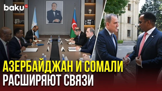 Состоялась совместная пресс-конференция глав МИД Азербайджана и Сомали