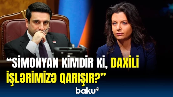 Ermənistan Parlamentinin spikeri Marqarita Simonyanı təhqir etdi