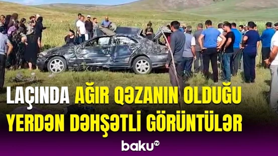 Laçında faciəvi qəza baş verdi | Ölənlər var