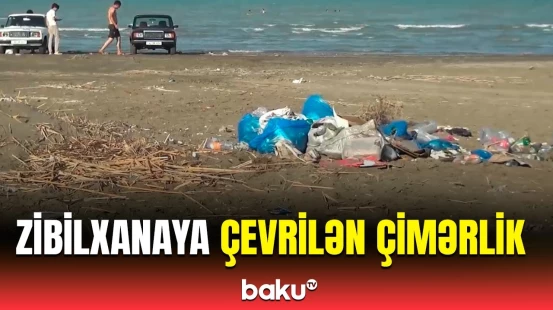 Neftçalada çimərlikdə antisanitar vəziyyət |  Günahkar kimdir?