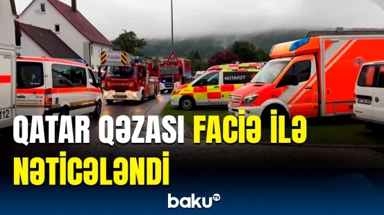 Almaniyada qatar qəzası | Ölənlər var