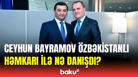 Ceyhun Bayramovun özbəkistanlı həmkarı ilə telefon danışığının detalları