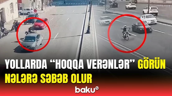 1 mahnıya görə... | Motosiklet, velosiped və skuter sürücüləri bunları bilsin