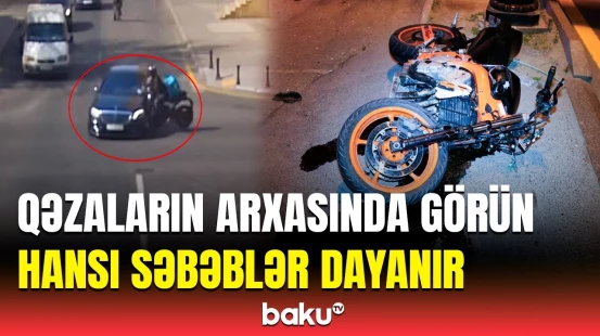 Moped, motosiklet, skuter sürənlərə xəbərdarlıq | NİİM-də sürücülərə bu kadrlar izlədildi