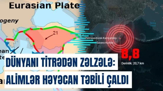Kamçatkadakı zəlzələnin sirli geoloji səbəbi | Bu ölkələrdə sunami xəbərdarlıqları verildi