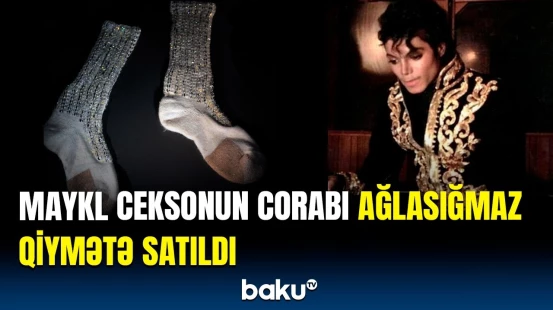 Pop ulduzun geyindiyi kolleksiya corabını illərdir kim saxlayıb? | Dünya gündəmində olan xəbər