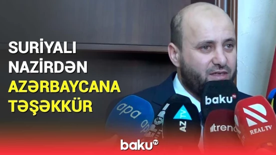 “Daha böyük layihələrimiz olacaq” | Suriyalı nazirdən vacib açıqlama
