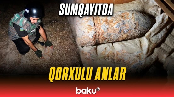 Sumqayıtda aşkarlanan hərbi sursat hər kəsə qorxu yaşatdı | FHN hadisə yerində