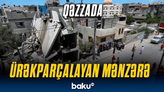 Qəzzada davam edən insanlıq faciəsi | Uşaqlar və qadınlar...