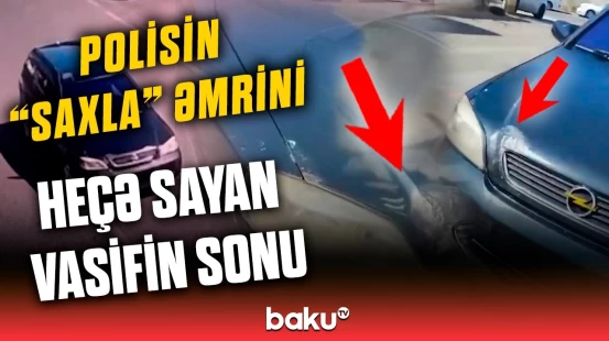 Narkotik istifadə edib şəhərdə "hoqqa" verdi | Avtomobildə tapılan əşya hər kəsi şoka saldı