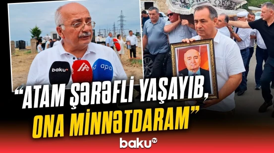 Yazıçı Vidadi Babanlı Qazaxda son mənzilə yola salındı