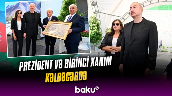İlham Əliyev və Mehriban Əliyeva Toğanalı-Kəlbəcər-İstisu yolunda görülən işlərlə tanış olublar