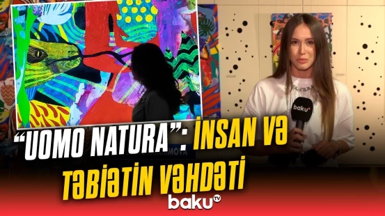 "Nine Senses Art Center"də rəssam Raminə Səadətxanın fərdi sərgisi açılıb