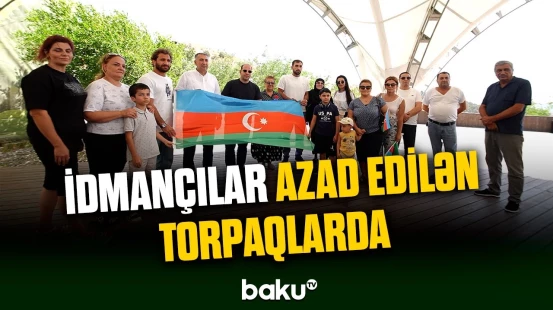 İdman ictimaiyyəti nümayəndələrinin azad edilmiş torpaqlara səfərləri davam edir