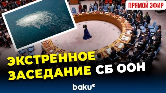 Экстренное заседание СБ ООН по теме подрыва «Северных потоков» | ПРЯМАЯ ТРАНСЛЯЦИЯ