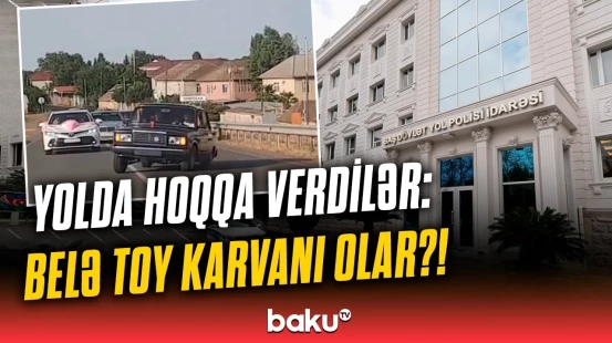 Toy karvanı ralli yarışına çevrildi | Ürəyi ağza gətirən görüntülər