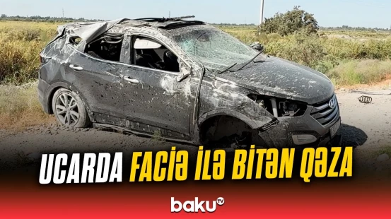 Avtomobil aşdı, dəhşətli mənzərə yarandı | Ölən və yaralananlar var