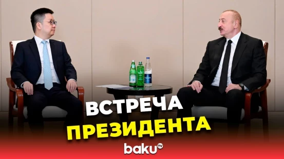 Президент Ильхам Алиев встретился с председателем Sichuan Sunsync Photovoltaic Technology Co