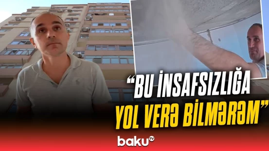 Yeni tikilən binanı usta ifşa etdi | Betonun ovulmasının səbəbi nədir?