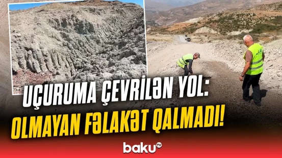 “Hər gün sürüşmə artır” | Dəmirçi-Lahıc yolu niyə yaman günə qaldı?