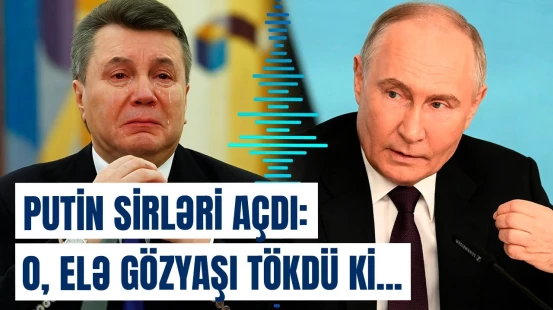 Putindən ölkədən qaçan keçmiş prezident barədə qalmaqallı açıqlama