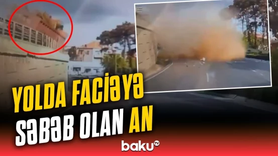 Biləcəridə 3 nəfərin ölümü ilə nəticələnən dəhşətli qəzanın anbaan görüntüləri