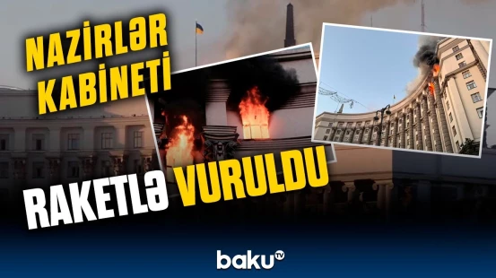 Ukraynaya atılan raket nazirlər kabinetinə düşdü
