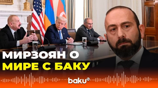 Глава МИД Армении Арарат Мирзоян о мирном договоре между Азербайджаном и Арменией