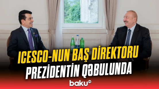 İlham Əliyev Şuşada ICESCO-nun Baş direktorunu qəbul etdi