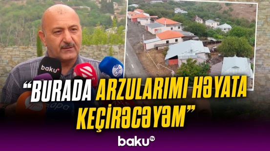 Xocavəndə qayıdan sakinlər sevinclərini bölüşdülər
