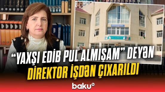 Səs yazısı yayılan direktor barədə tədbir görüldü
