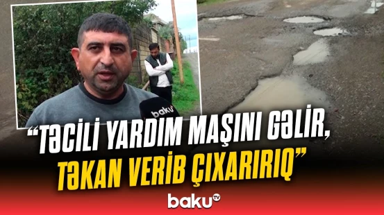 Lənkəranda qəzalı vəziyyətdə olan 50 illik körpü