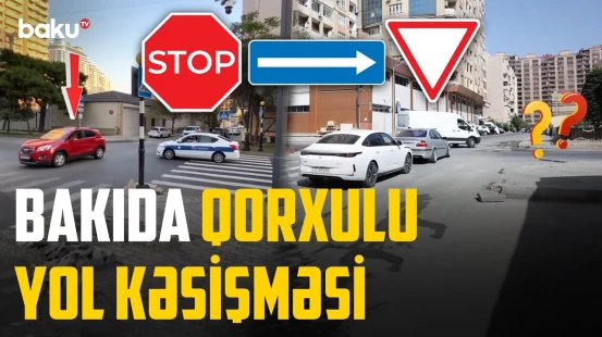 Buradan ilk dəfə keçən sürücülər eyni təhlükəli aqibəti yaşayır | NECƏ OLMALIDIR?