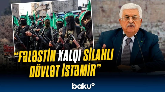 Qəzza Fələstinin ayrılmaz hissəsidir | Mahmud Abbas BMT-nin yubiley sessiyasında çıxış etdi