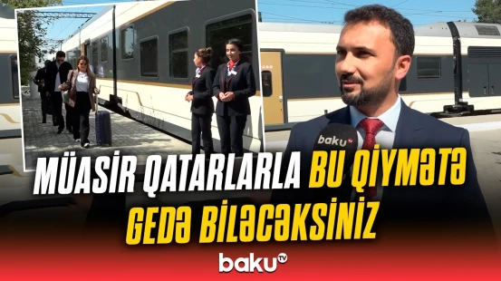 Müasir sərnişindaşımaya start | Bu rayonlar arasında qatar reysi işə başladı