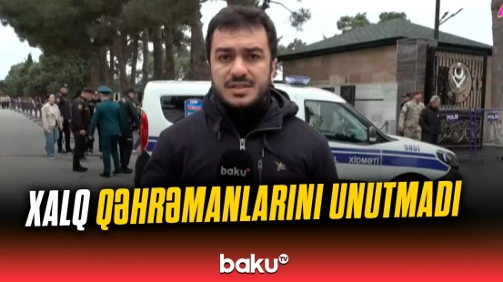 II Fəxri xiyabandan bağlantı | Azərbaycan xalqı şəhidlərini anır