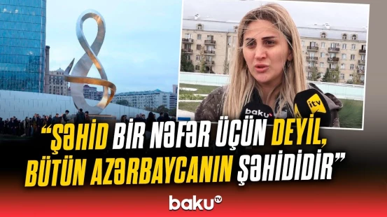 “Bura gəlməkdən qürur duyuram” | Vətəndaşlarımız Anım Günündə Zəfər parkını ziyarət edib