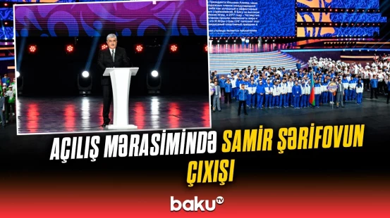 III MDB Oyunlarının açılış mərasimində Milli Təşkilat Komitəsinin sədri çıxış etdi