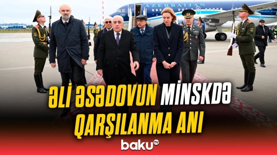 Baş nazir Əli Əsədov Minskə səfər etdi