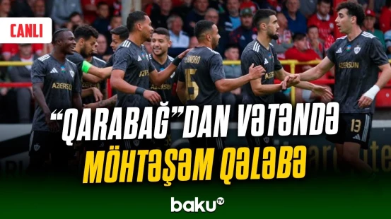 "Qarabağ" - "Kopenhagen" oyunundan sonra paytaxtda coşqu | Sakinlərin qələbə sevinci - CANLI