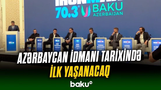 Ölkə idman tarixində ilk dəfə baş tutacaq beynəlxalq "IRONMAN 70.3 BAKU" triatlon yarışı keçiriləcək