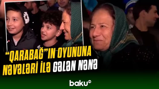 "Qarabağ"ın qələbəsindən sonra Tofiq Bəhramov stadionunun qarşısı