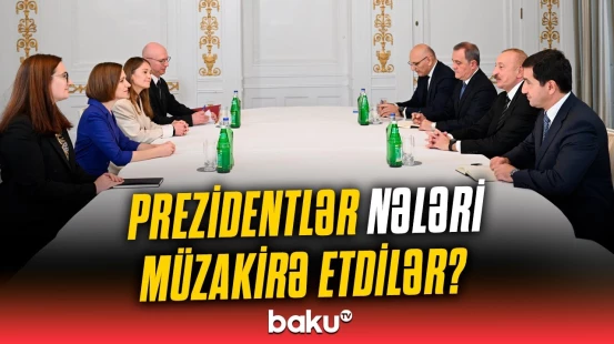 İlham Əliyev Kopenhagendə Moldova Prezidenti ilə görüşdü