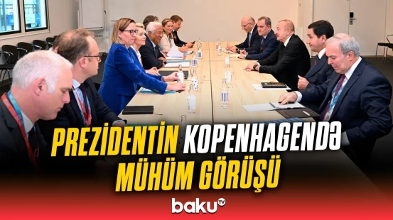 İlham Əliyev Avropa İttifaqı Şurasının Prezidenti və Avropa Komissiyasının Prezidenti ilə görüşdü
